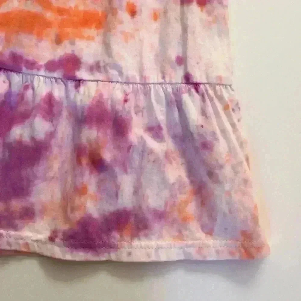 New! Tie dye Spaghetti Strap Smocked dress.